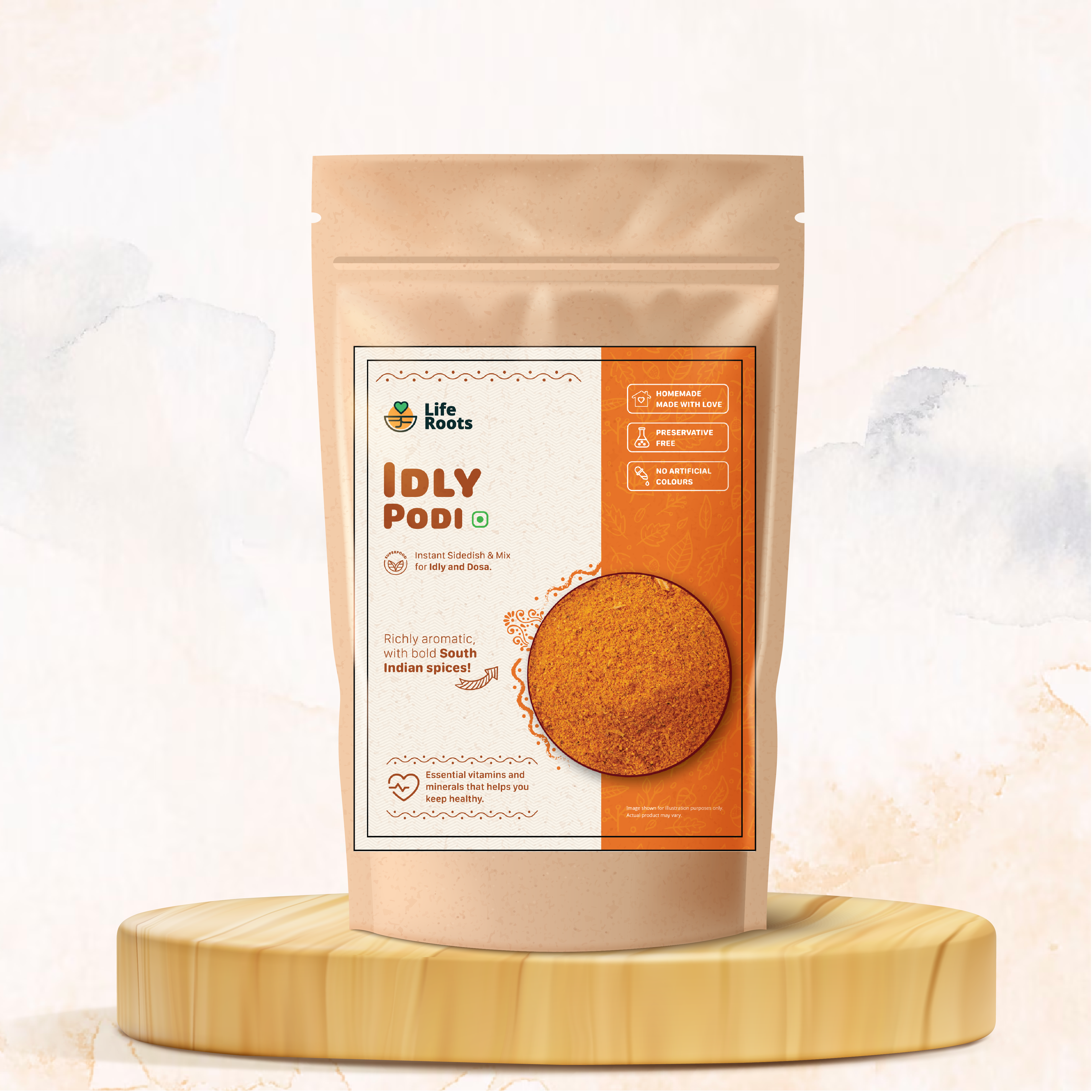 Liferoots - Idly Podi | Instant Mix for Dosa & Idly